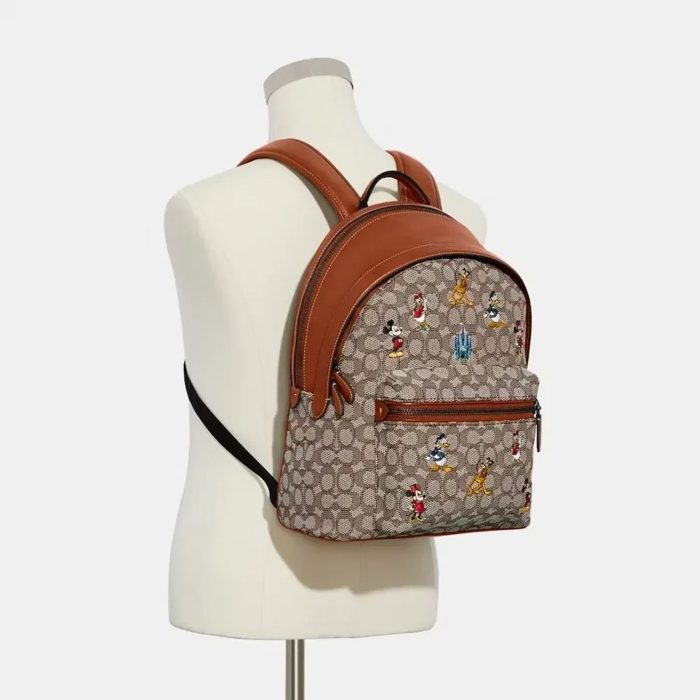Coach X Disney Mickey & Friends Charter Backpack WDW 50th Anniversary - NWOT